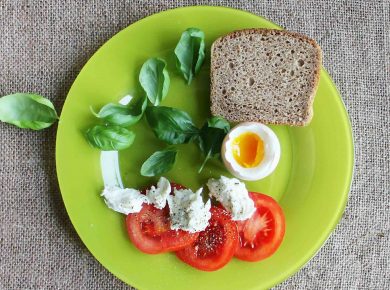 Food in a plate