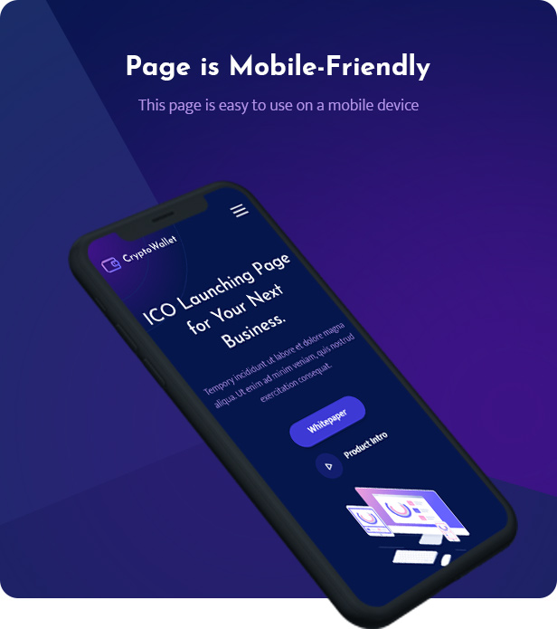 ICO Kryptova - Cryptocurrency HTML Template